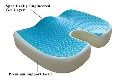 Poduszka żelowa Memory Foam podwyższonym Comfort Seat OEM Gel coccyx Siedzisko